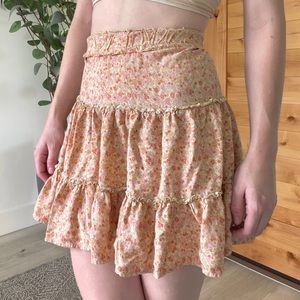 Cottagecore mini skirt